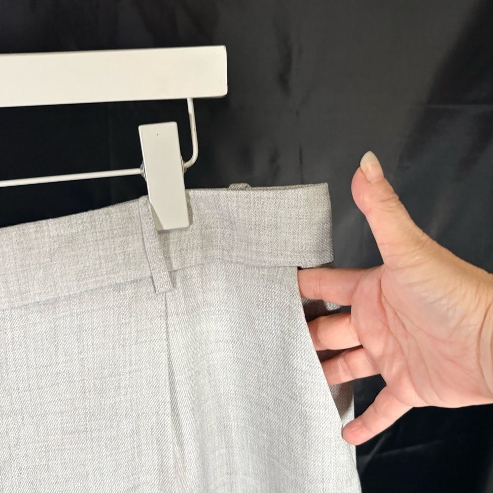 Zara Light Gray Ankle casual pants Sz XXL - Picture 8 of 14